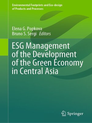 cover image of ESG Management of the Development of the Green Economy in Central Asia